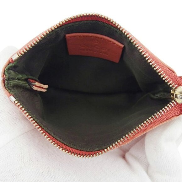 Gucci coin case guccissima - Gem GUCCI Coin case Pink gold Women 233183 Authentic secondhand